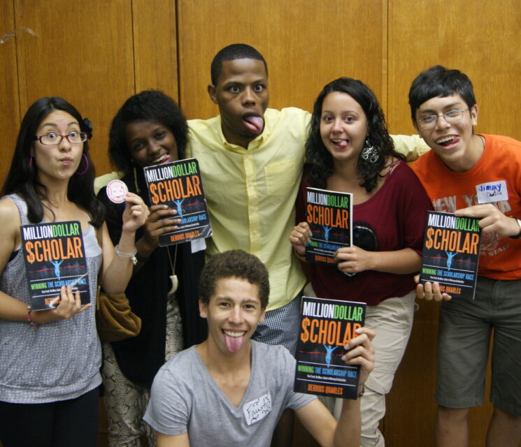 Derrius Quarles Kicks It With New York City Students